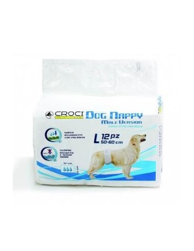 Dog Nappy Pañal Para Perro Macho L 12Un de Nayeco Vet