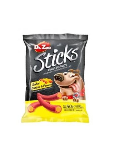 Sticks Cheddar Y Panceta 1 Bolsa 50Gr de Dr.Zoo Vet