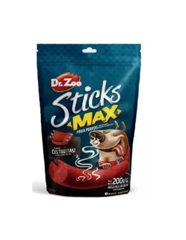 Sticks Max Costillitas 20 Bolsas 200Gr de Dr.Zoo Vet