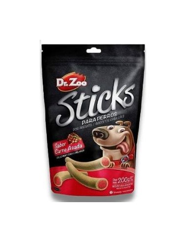 Sticks Carne Asada 20 Bolsas 200Gr de Dr.Zoo Vet