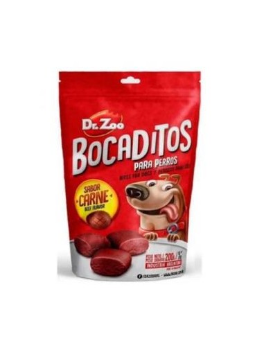 Bocaditos Carne 24 Bolsas 200Gr de Dr.Zoo Vet