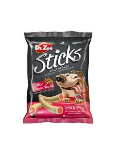 Sticks Carne Asada 1 Bolsa 50Gr de Dr.Zoo Vet