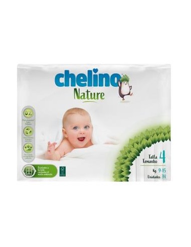 Chelino Pañal Inf Nature T/4 9-15Kg 34Un de Chelino