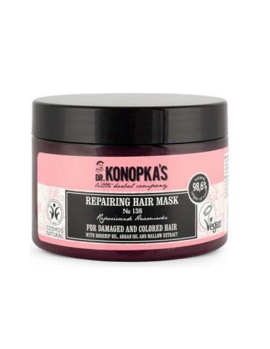 Mascarilla Reparadora Cabello Dañao Y Teñido 300Ml de Dr. Konopka´S