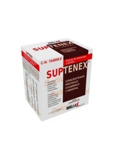 Suptenex Chocolate 15 Sobres de Wallax Farma