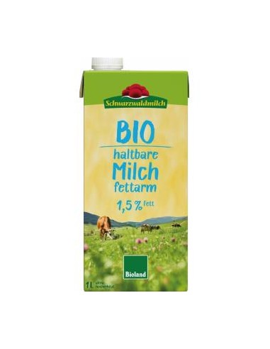 Leche De Vaca Semidesnatada 1,5% 1Lt. Bio de Schwarzwalder