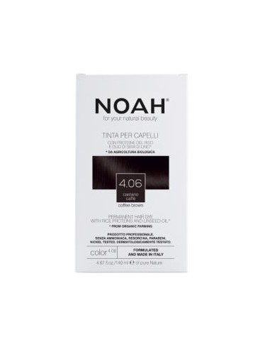 Tinte Capilar Marron Cafe 4.06 140Ml. de Noah