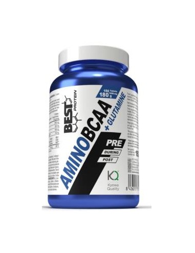 Amino Bcaa+Glutamina 150Comp. de Best Protein