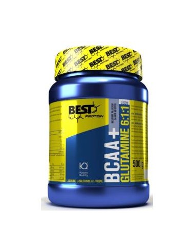 Bcaa+Glutamina Neutro 500Gr. de Best Protein