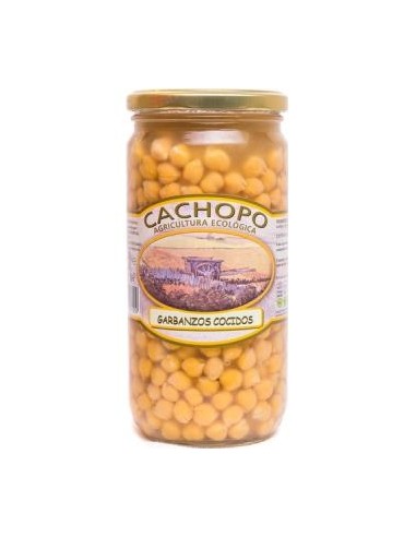 Garbanzos Cocidos 720Gr. Eco de Cachopo