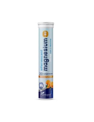 Magnesium+B2 Con Leucina S/Naranja 20Comp Eferves. de Plantapol