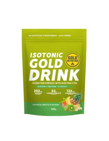 Gold Drink Tropical 500Gr. de Gold Nutrition