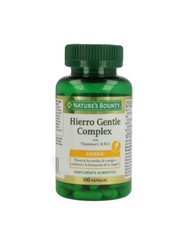 Hierro Gentle Complex 100Cap. de Nature´S Bounty