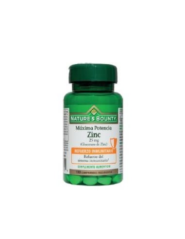 Zinc 25Mg. 100Comp. de Nature´S Bounty