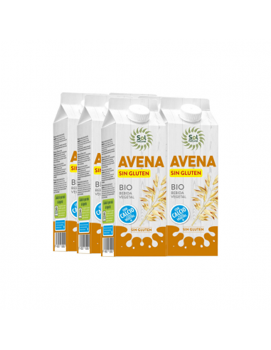 Pack 6 uds. Bebida Vegetal De Avena Con Calcio 1Lt Sg de Solnatural