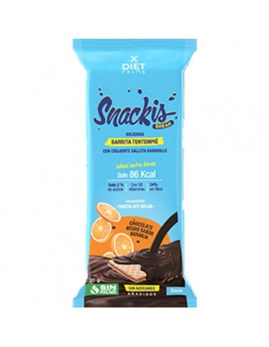 Snackis Choco Negro + Naranja de Herbora