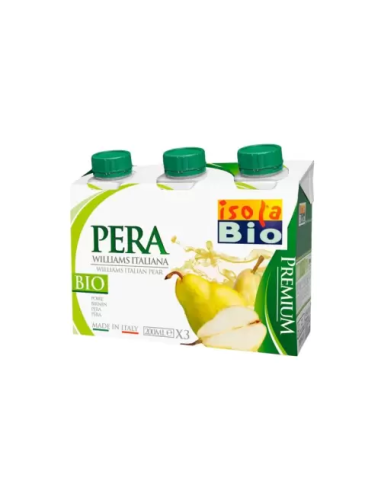 Zumo De Pera Bio 3X200 Ml de Isola Bio