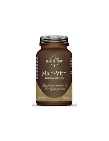 Mico Vir-Reishi y Cordyceps 70 capsulas Hifas da terra