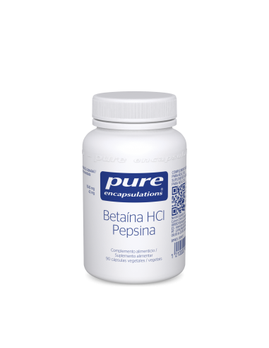 Betaina HCl 90cap  (24x57g) de Pure Encapsulations