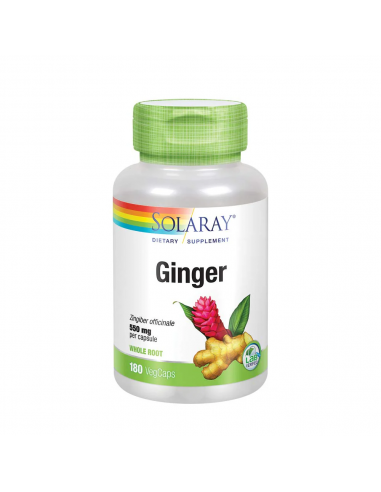 Ginger Root 550 Mg. -100 Vegcaps de Solaray