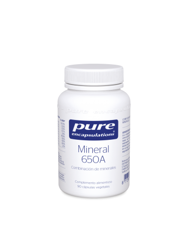 Mineral 650A 90cap (24x61g) de Pure Encapsulations