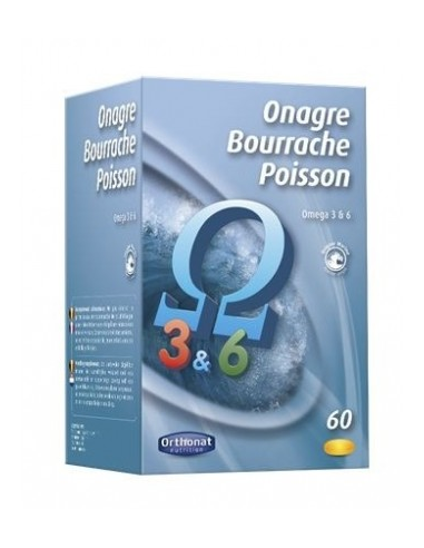 O.B.P. Omega 3 & 6 (Onagra,Borraja,Salmon) de Orthonat