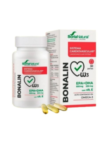 Bonalin EPA + DHA + Vit. E 30 cápsulas de Soria Natural