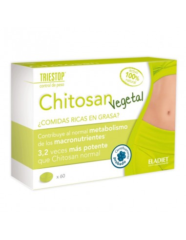 Chitosan Vegetal 60 comp de Eladiet