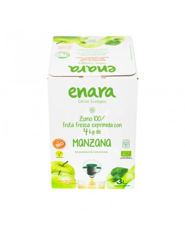 Zumo de MANZANA Bag in Box 100% exprimido 3 l de Enara