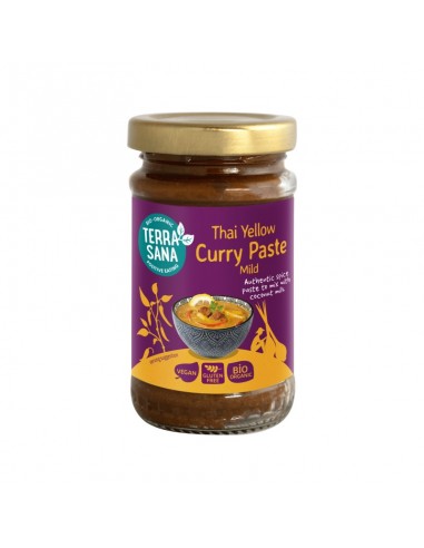 Pasta de Curry Amarillo Tailandés 120 g de Terrasana