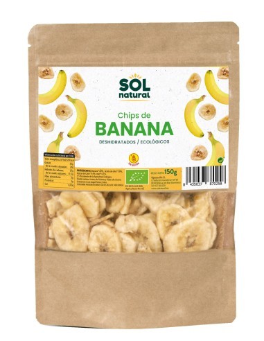 Pack 6 Uds. Chips De Banana Bio 150 g  de Solnatural