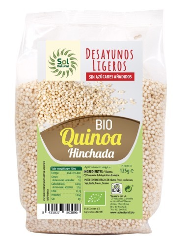 Pack 12 Uds. Quinoa Hinchada Bio 125 g  de Solnatural