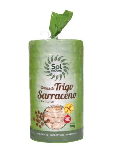 Pack 12 Uds. Tortas De Trigo Sarraceno Sin Gluten Bio 100 g  de Solnatural