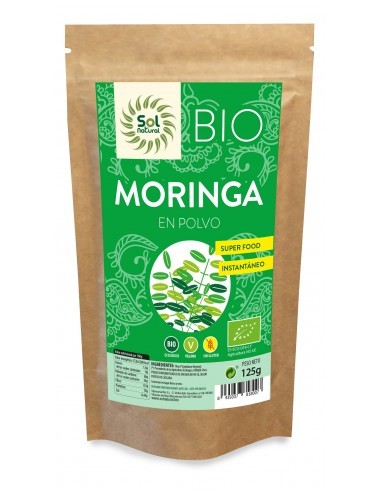 Pack 12 Uds. Moringa En Polvo Bio 125 g  de Solnatural