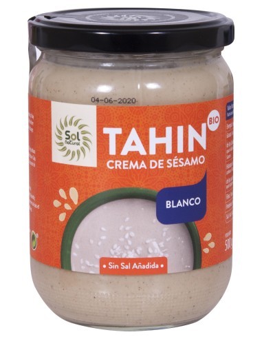 Pack 6 Uds. Tahín Blanco Grande Bio 500 g  de Solnatural