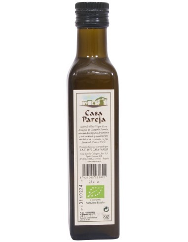 Pack 24 Uds. Aceite De Oliva Botella Bio 250 ml  de Casa Pareja