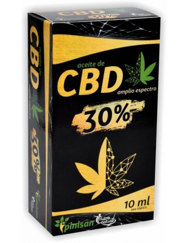 Aceite Cbd 30%, Amplio Espectro, Nutranature, 10 Ml de Pinisan