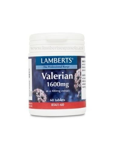 Valeriana 1600 mg (Valeriana officinalis) 60 Tabs de Lamberts