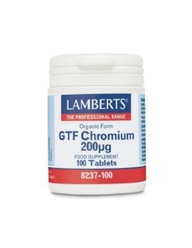 Cromo GTF 200 Âµg 100 Tabs de Lamberts