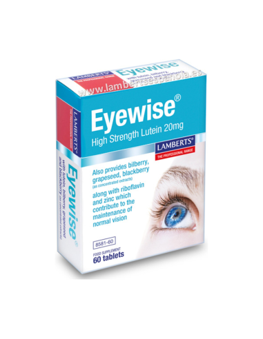 EyewiseÂ® (LuteÃ­na, Zeaxantina, Plantas, Vit, Min) 60 Tabs de Lamberts