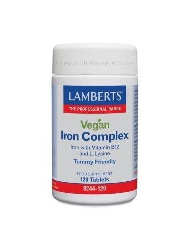 Complejo de Hierro Vegano 120 de Lamberts