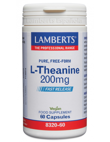 L-Teanina 200Mg. 60 Comprimidos de Lamberts