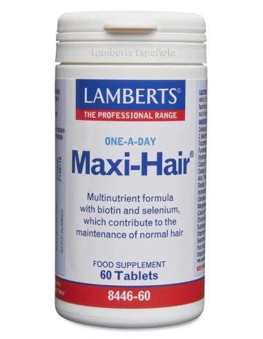 Maxi-HairÂ® (Bienestar del cabello) 60 Tabs de Lamberts