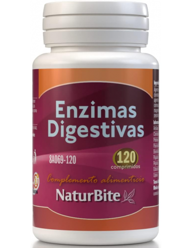 Enzimas Digestivas, 120 Comp.  de NaturBite