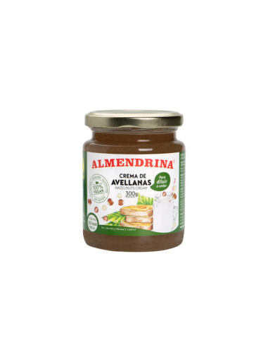 Crema de Avellanas Tarro de Cristal 300 Gr de Almendrina