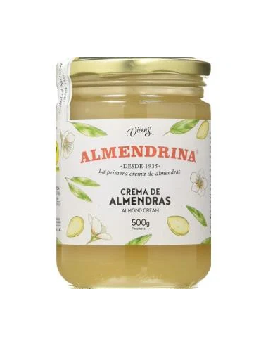 Crema de Almendras Tarro de Cristal 500Gr de Almendrina