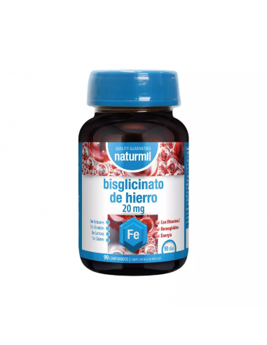 Bisglicinato De Hierro 20Mg 90 Comprimidos de Naturmil