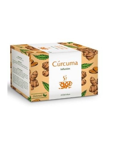 Pack 4x3 uds Curcuma Infusion 20Sbrs. de Dietmed