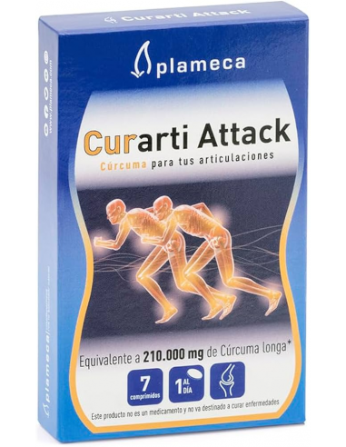 Curarti Attack 7 Comprimidos de Plameca