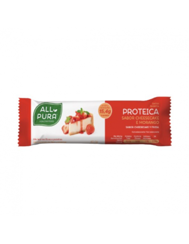 Pack 4x3 uds Barritas Proteicas Cheesecake Fresa 40Gr